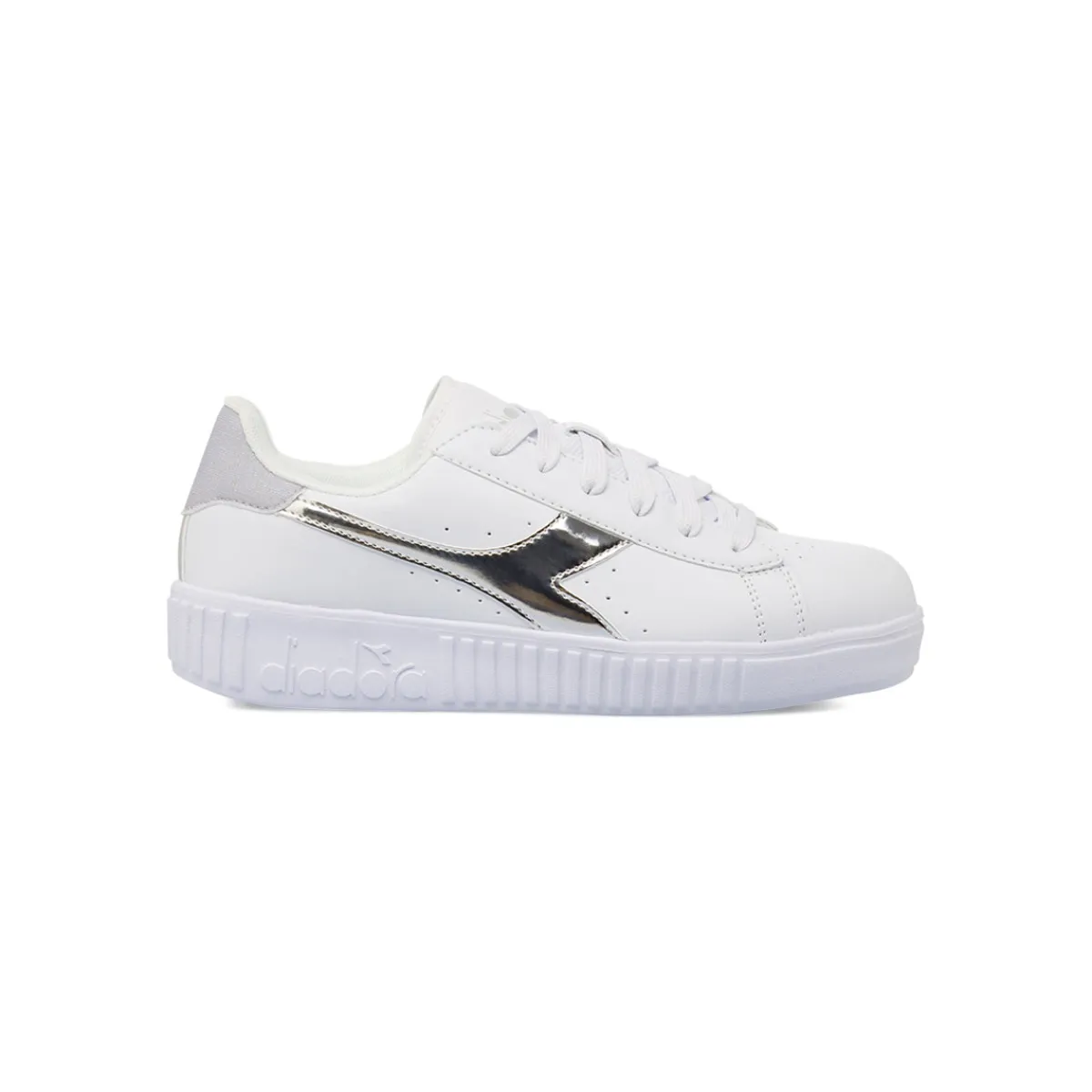 Discount Sneakers bianche da Ragazza con logo Argento Donna/Bambino Sneakers|Scarpe Sportive Da Bambino