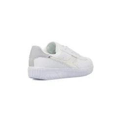 Discount Sneakers bianche da Ragazza con logo Argento Donna/Bambino Sneakers|Scarpe Sportive Da Bambino