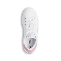 New Sneakers bianche da ragazza con dettagli rosa Donna/Bambino Sneakers Sportive Bambina|Scarpe Ragazza