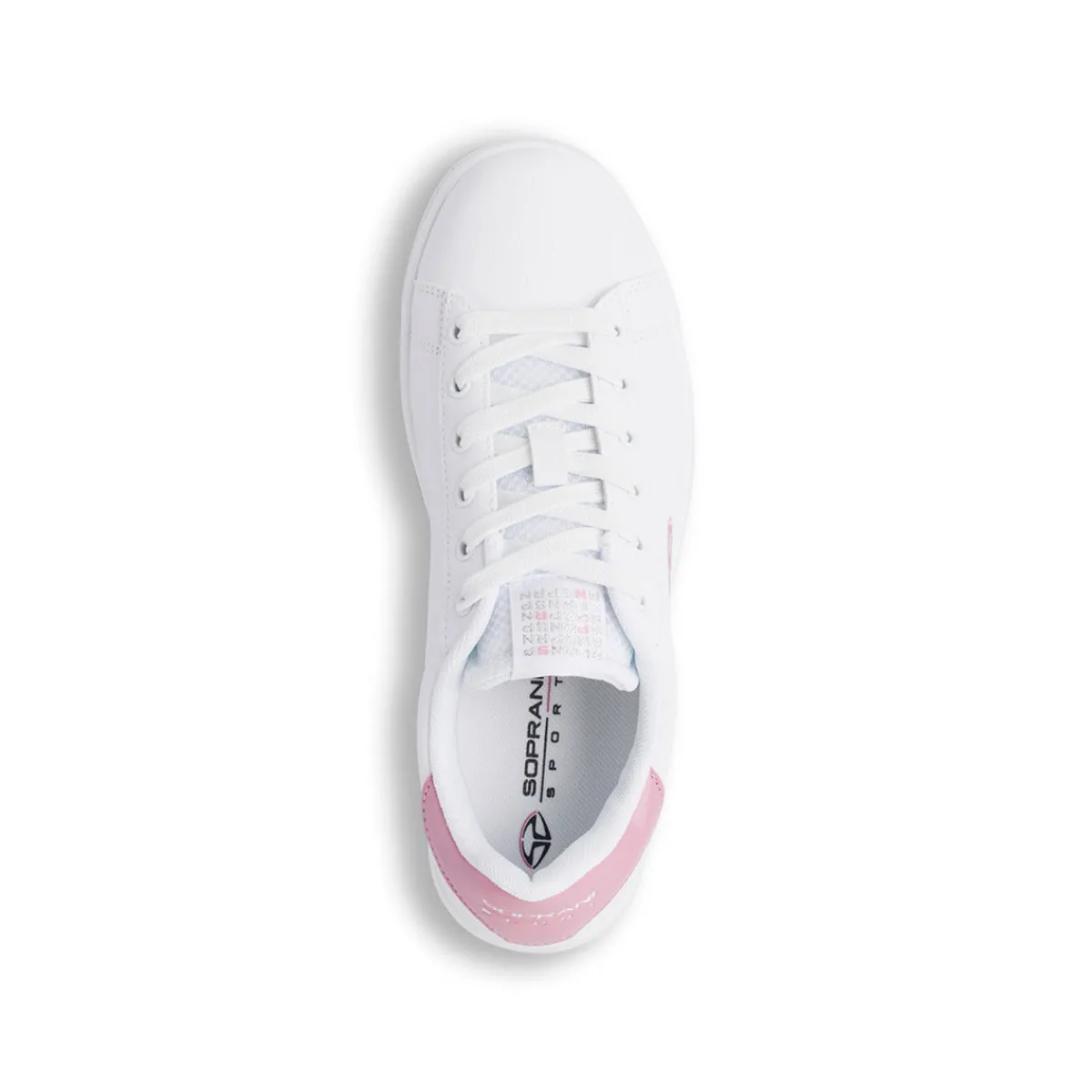 New Sneakers bianche da ragazza con dettagli rosa Donna/Bambino Sneakers Sportive Bambina|Scarpe Ragazza