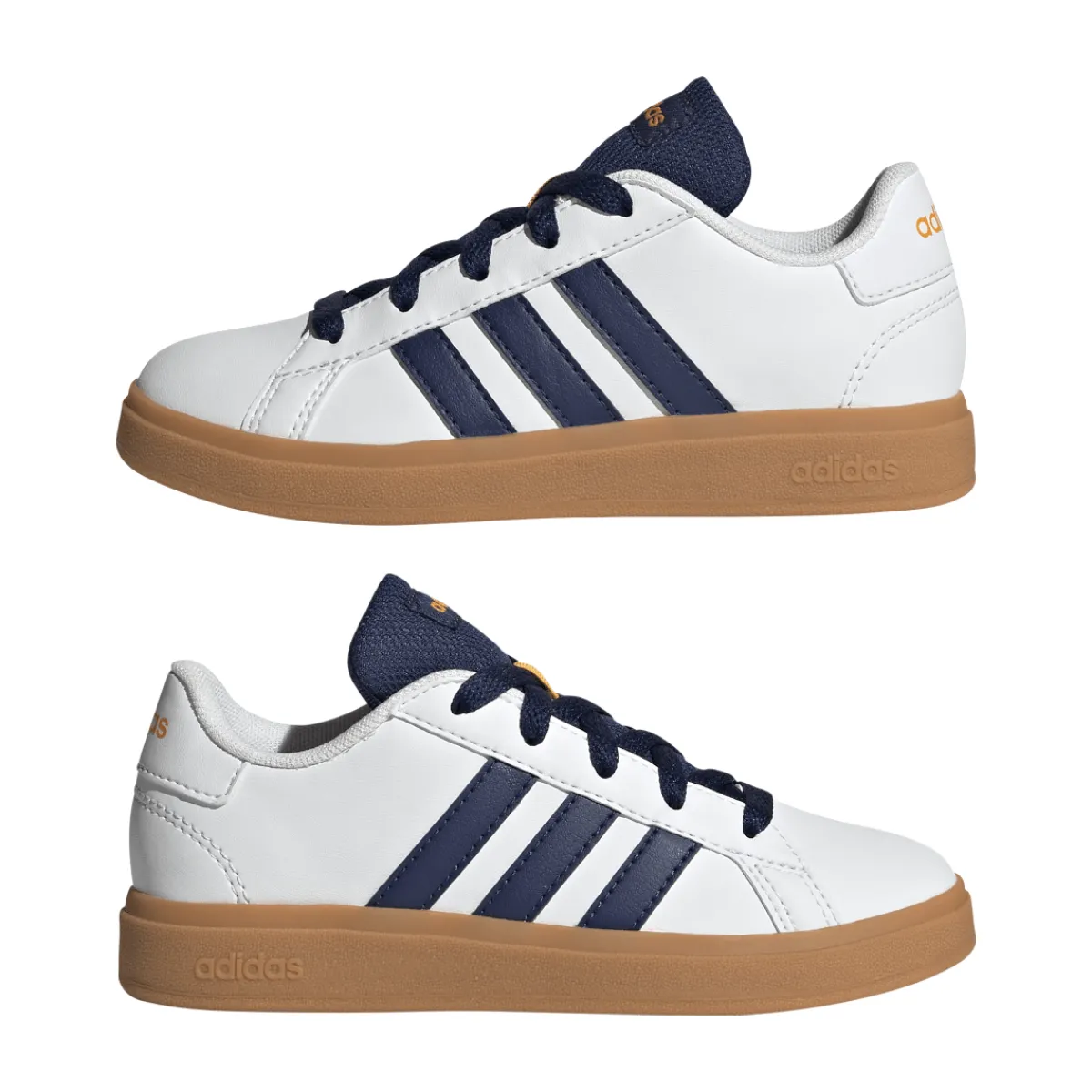 Discount Sneakers bianche da Ragazzo con dettagli blu GRAND COURT 2.0 Donna/Bambino Scarpe Ragazzo|Scarpe Sportive