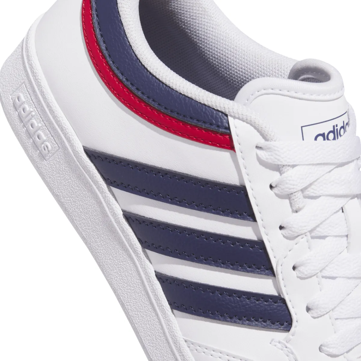 Hot Sneakers bianche da Ragazzo con dettagli blu navy e rossi Donna/Bambino/Uomo Scarpe Sportive|Sneakers Sport