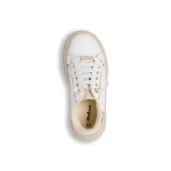 New Sneakers bianche da Ragazza con dettagli oro Bambino Sneakers Bambina