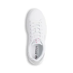 Sale Sneakers bianche da ragazza con dettagli argento Donna/Bambino Sneakers Sportive Bambina|Scarpe Ragazza