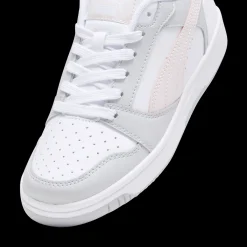 Sneakers bianche da ragazza con dettagli grigi e rosa e logo Rebound V6 Donna/Bambino Sneakers Sportive Bambina|Scarpe Ragazza