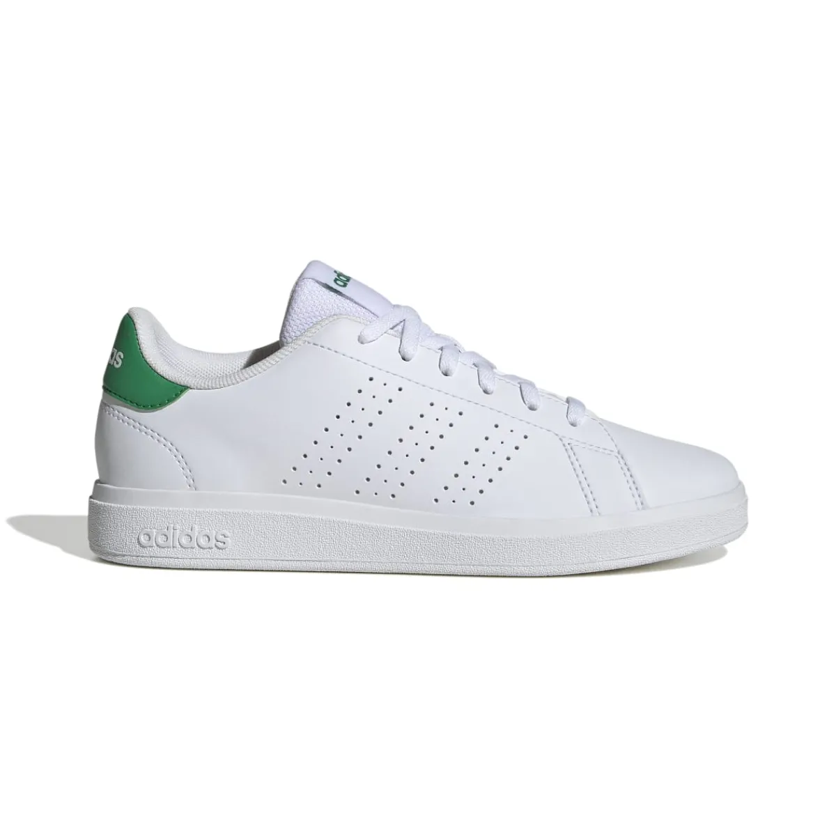 Sneakers bianche da ragazza con dettaglio verde Advantage 2.0 Donna/Bambino Sneakers Sportive Bambina|Sneakers Sport