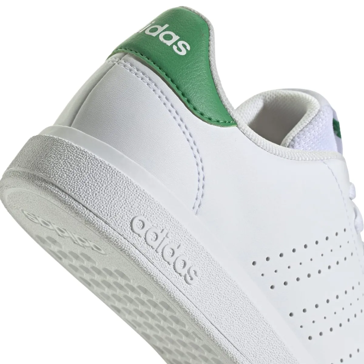 Sneakers bianche da ragazza con dettaglio verde Advantage 2.0 Donna/Bambino Sneakers Sportive Bambina|Sneakers Sport