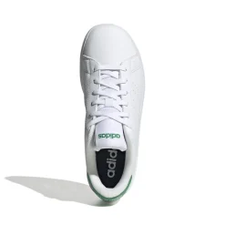 Sneakers bianche da ragazza con dettaglio verde Advantage 2.0 Donna/Bambino Sneakers Sportive Bambina|Sneakers Sport