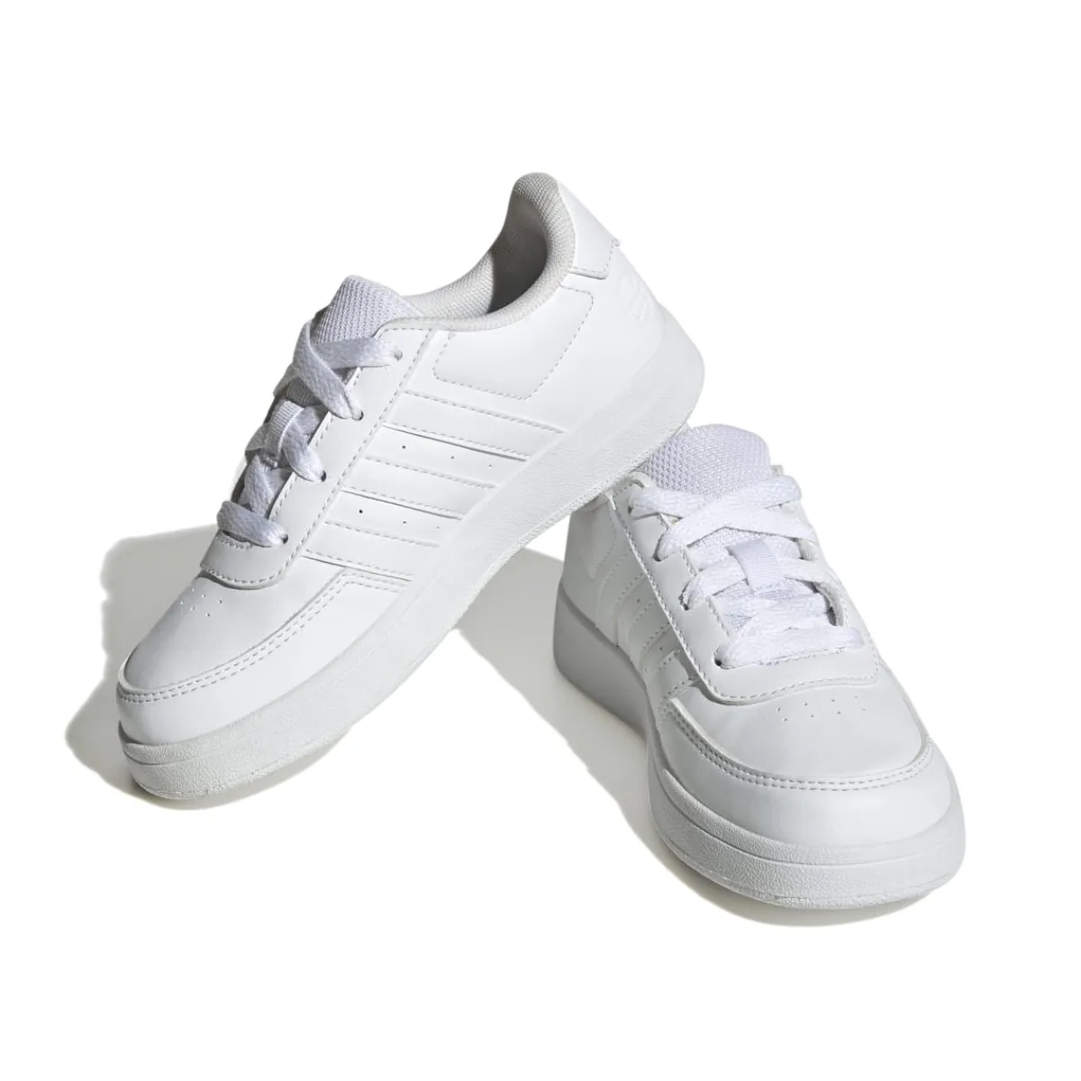Sneakers bianche da ragazzo con design 3-stripes Breaknet 2.0 K Donna/Bambino Scarpe Ragazzo|Scarpe Sportive