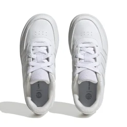 Sneakers bianche da ragazzo con design 3-stripes Breaknet 2.0 K Donna/Bambino Scarpe Ragazzo|Scarpe Sportive