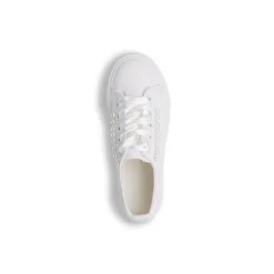 Online Sneakers bianche da Ragazza basse con ricamo e perle Bambino Sneakers Bambina