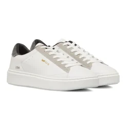 Best Sneakers bianche da Uomo con inserto in tessuto Uomo Sneakers Uomo