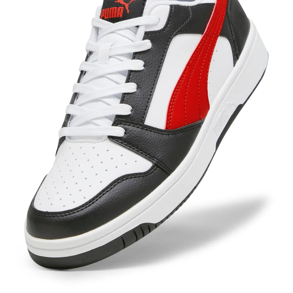 Sneakers bianche da uomo dettagli rossi e neri Rebound v6 Uomo Sneakers Sport Uomo|Scarpe Sportive