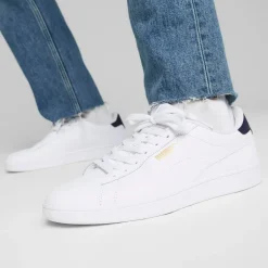 New Sneakers bianche da uomo con dettagli oro e blu Smash 3.0 L Uomo Sneakers Sport Uomo|Scarpe Sportive