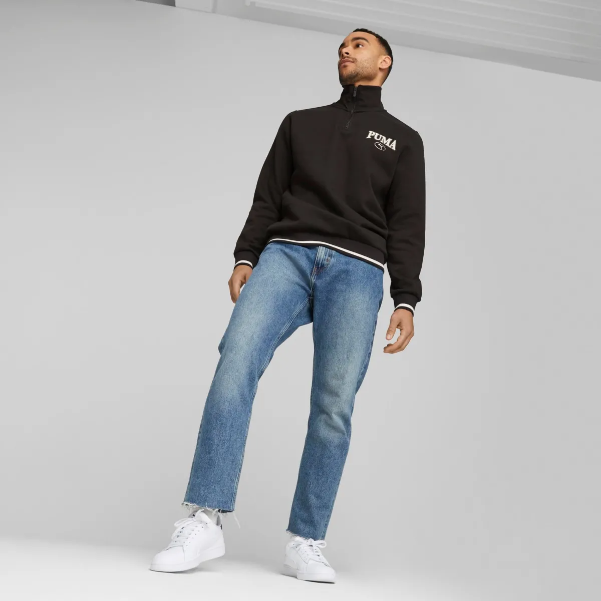 New Sneakers bianche da uomo con dettagli oro e blu Smash 3.0 L Uomo Sneakers Sport Uomo|Scarpe Sportive