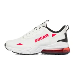 Best Sneakers bianche da Uomo con inserti e logo rosso in contrasto Uomo Scarpe Da Palestra|Scarpe Da Ginnastica