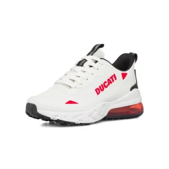 Best Sneakers bianche da Uomo con inserti e logo rosso in contrasto Uomo Scarpe Da Palestra|Scarpe Da Ginnastica
