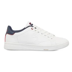 Discount Sneakers bianche da uomo con dettagli blu e logo Slick Uomo Sneakers|Scarpe Sportive