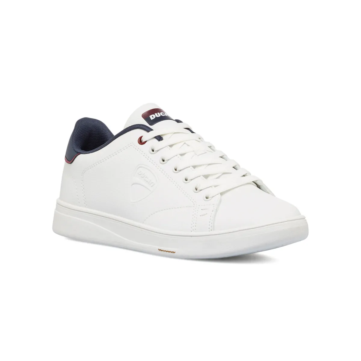 Discount Sneakers bianche da uomo con dettagli blu e logo Slick Uomo Sneakers|Scarpe Sportive