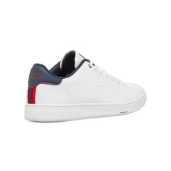 Discount Sneakers bianche da uomo con dettagli blu e logo Slick Uomo Sneakers|Scarpe Sportive