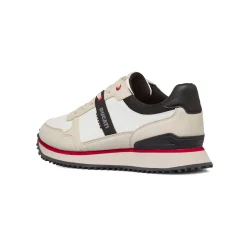 Hot Sneakers bianche da Uomo con logo Uomo Sneakers Uomo