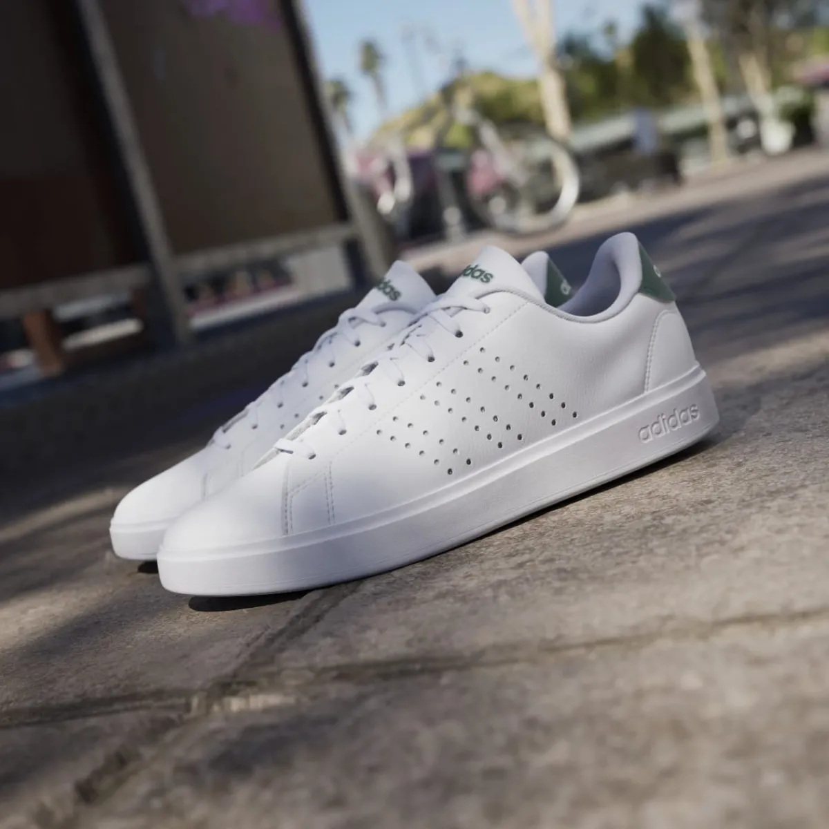 Best Sneakers bianche da Uomo Advantage 2.0 con dettagli traforati Uomo Sneakers|Scarpe Sportive