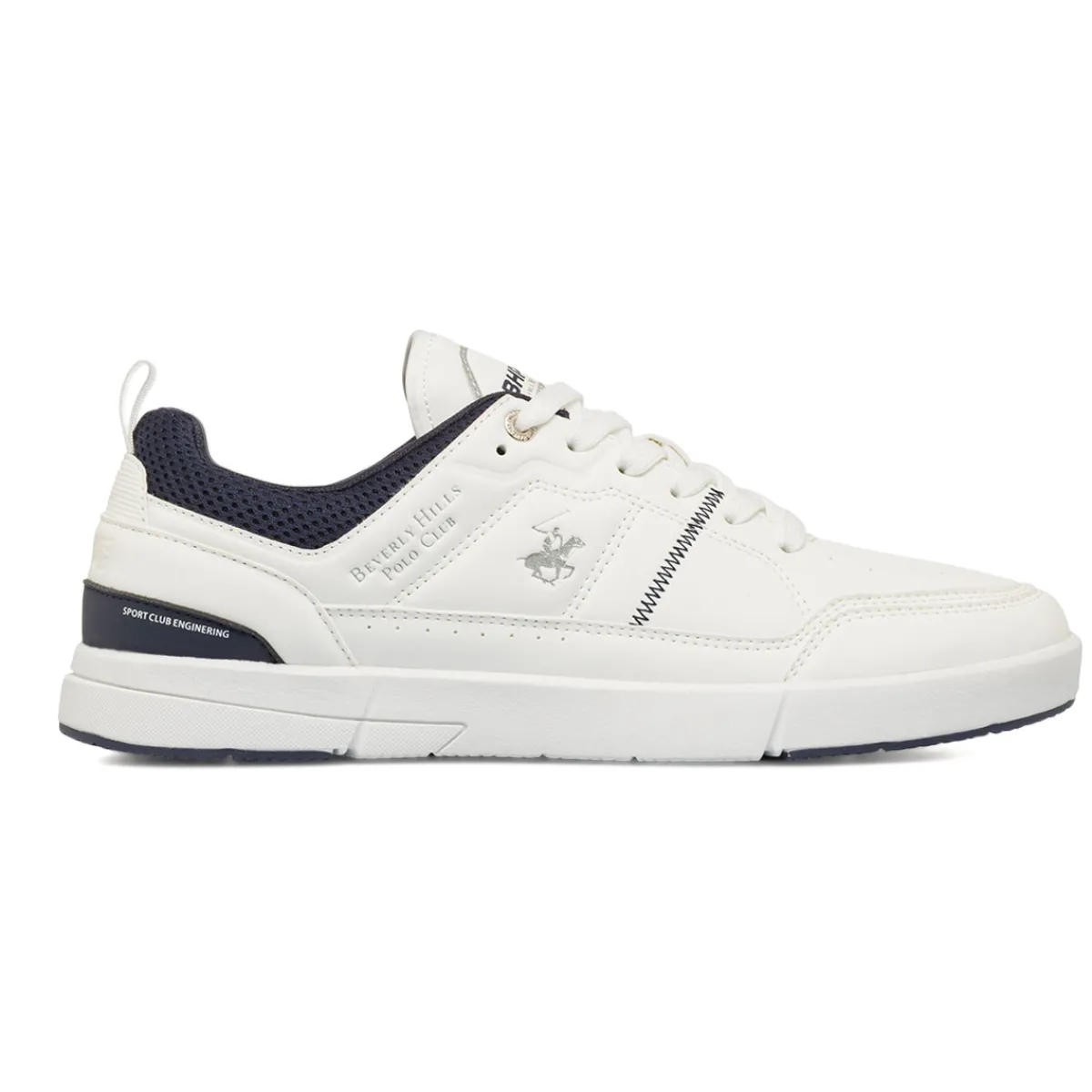 New Sneakers bianche da Uomo con inserti blu Uomo Sneakers Uomo