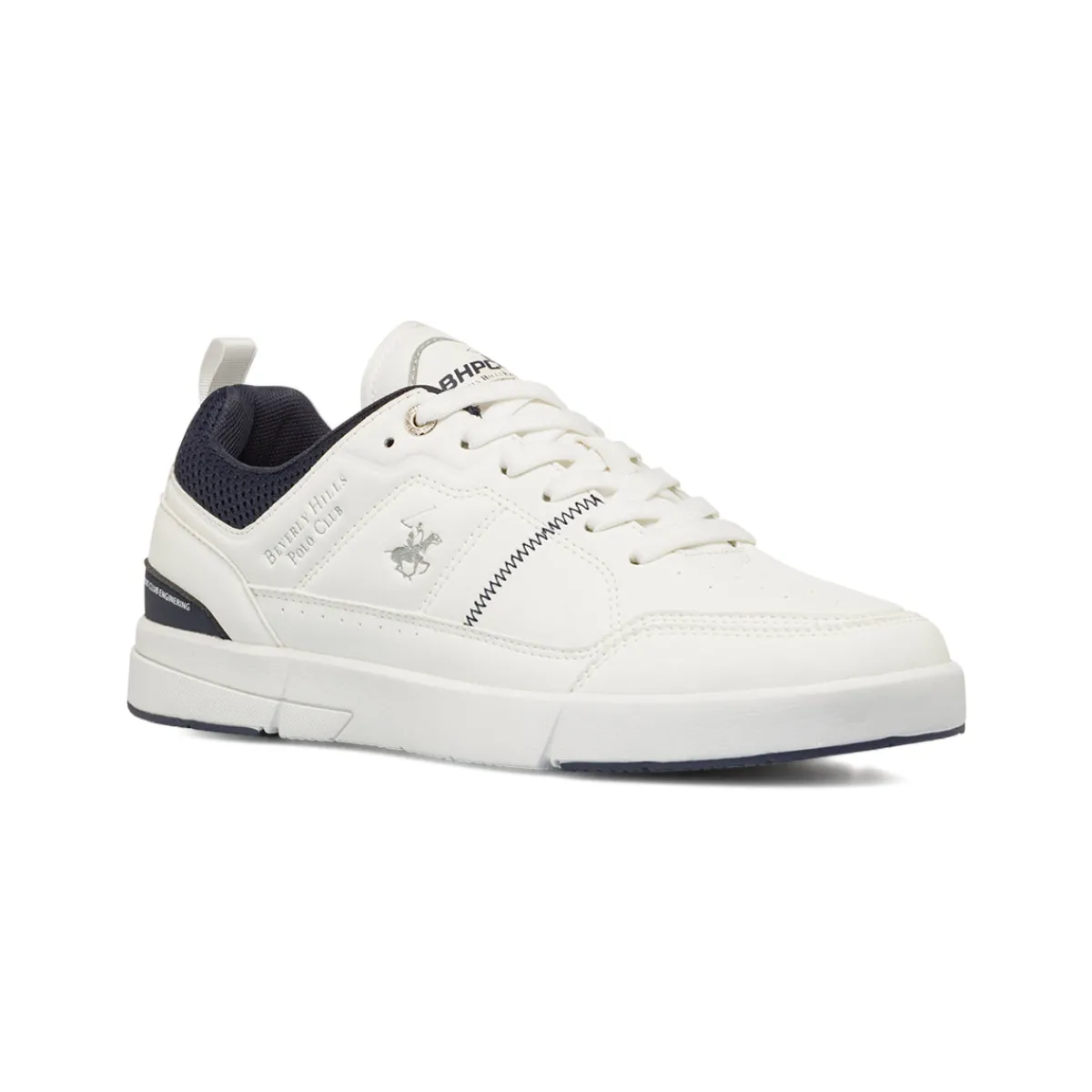 New Sneakers bianche da Uomo con inserti blu Uomo Sneakers Uomo