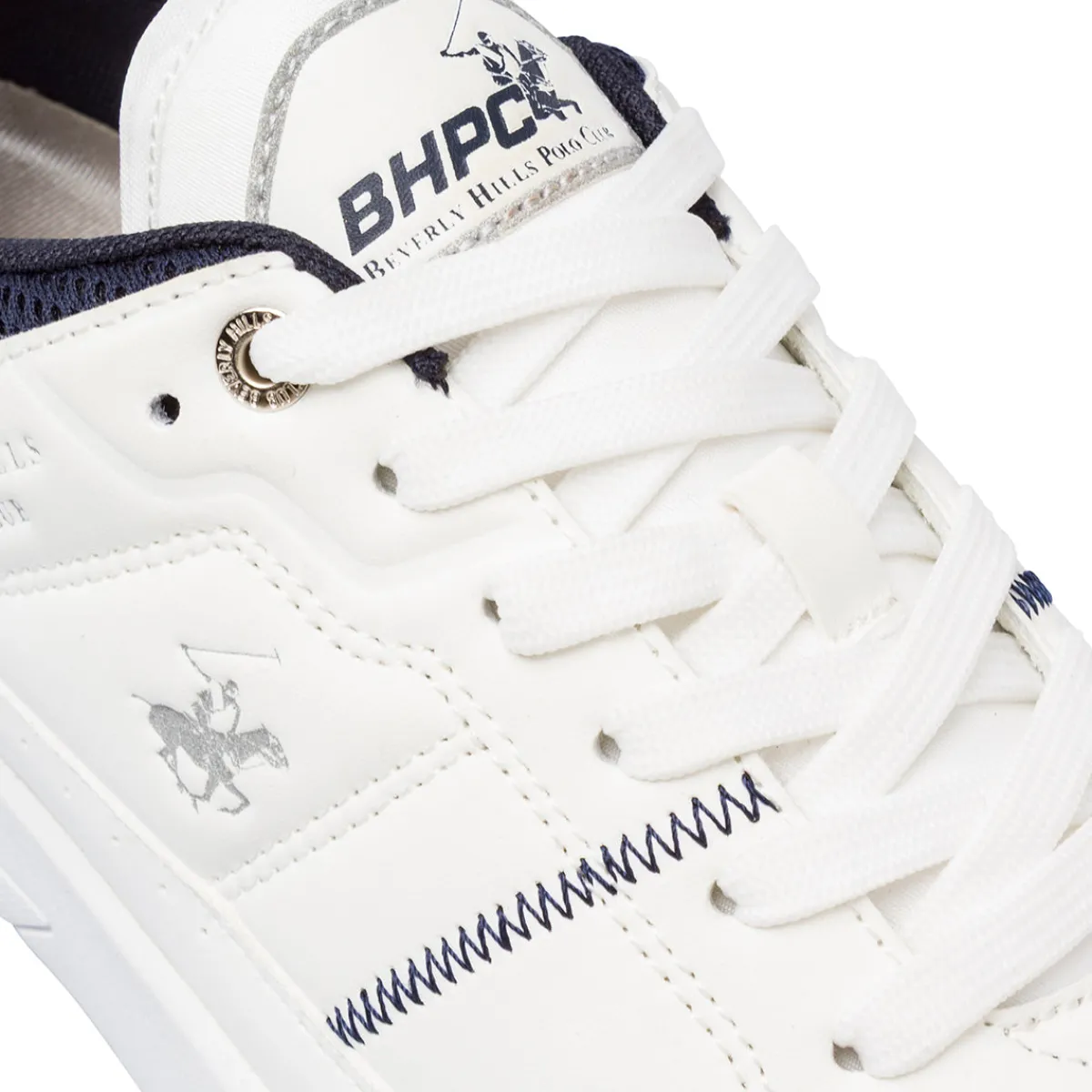 New Sneakers bianche da Uomo con inserti blu Uomo Sneakers Uomo