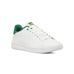 Discount Sneakers bianche da uomo con dettagli verde e logo Slick Uomo Sneakers|Scarpe Sportive