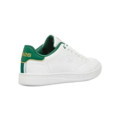 Discount Sneakers bianche da uomo con dettagli verde e logo Slick Uomo Sneakers|Scarpe Sportive