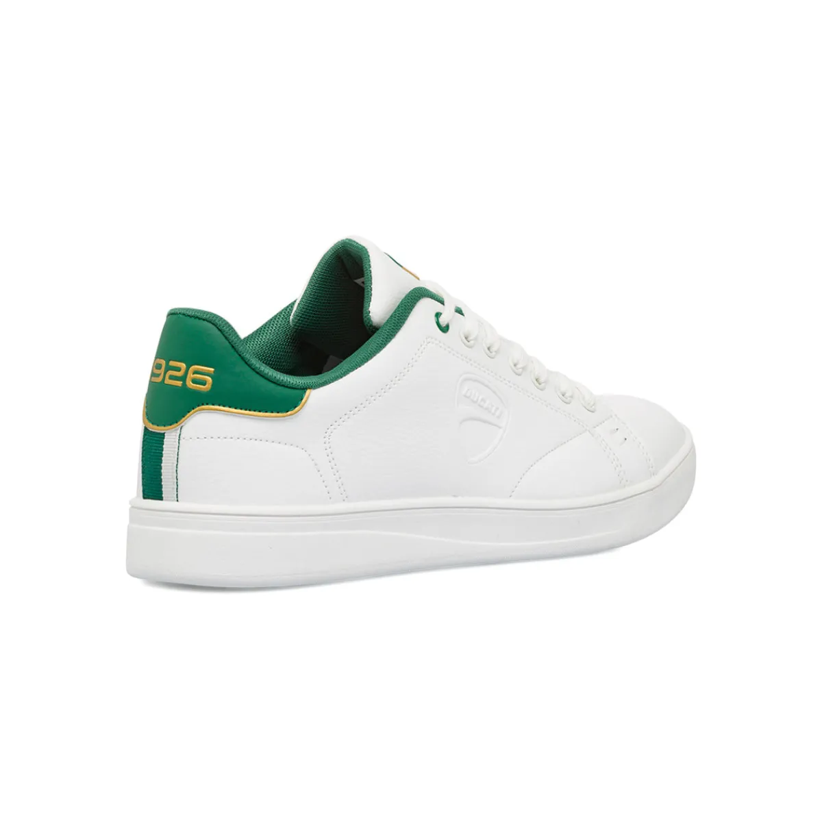 Discount Sneakers bianche da uomo con dettagli verde e logo Slick Uomo Sneakers|Scarpe Sportive