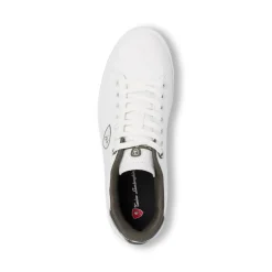Outlet Sneakers bianche da Uomo con dettaglio verde Uomo Sneakers|Scarpe Sportive