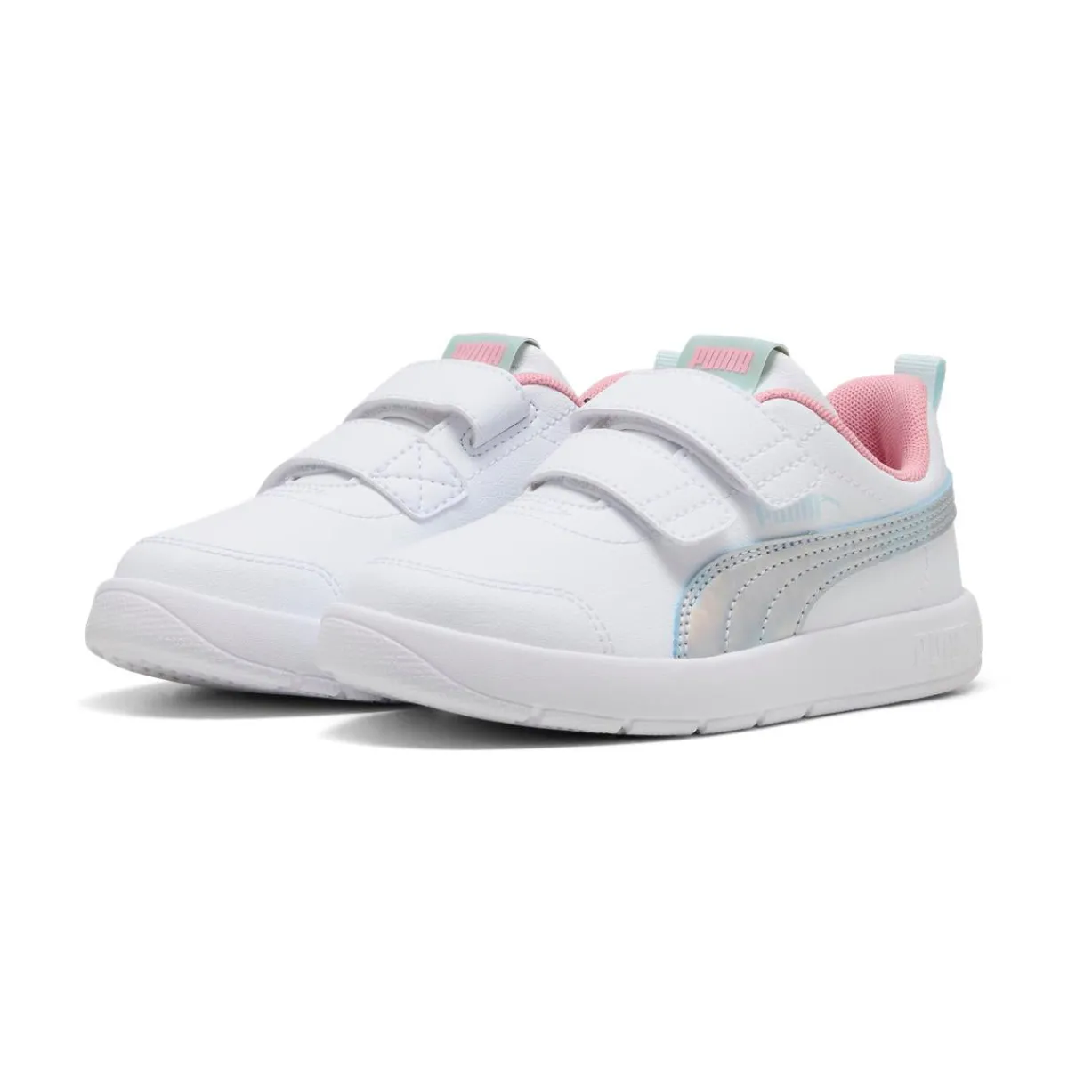 New Sneakers bianche e argento da Ragazza Courtflex V3 Bambino Scarpe Sportive Da Bambino|Sneakers Sportive Bambina