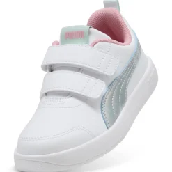New Sneakers bianche e argento da Ragazza Courtflex V3 Bambino Scarpe Sportive Da Bambino|Sneakers Sportive Bambina