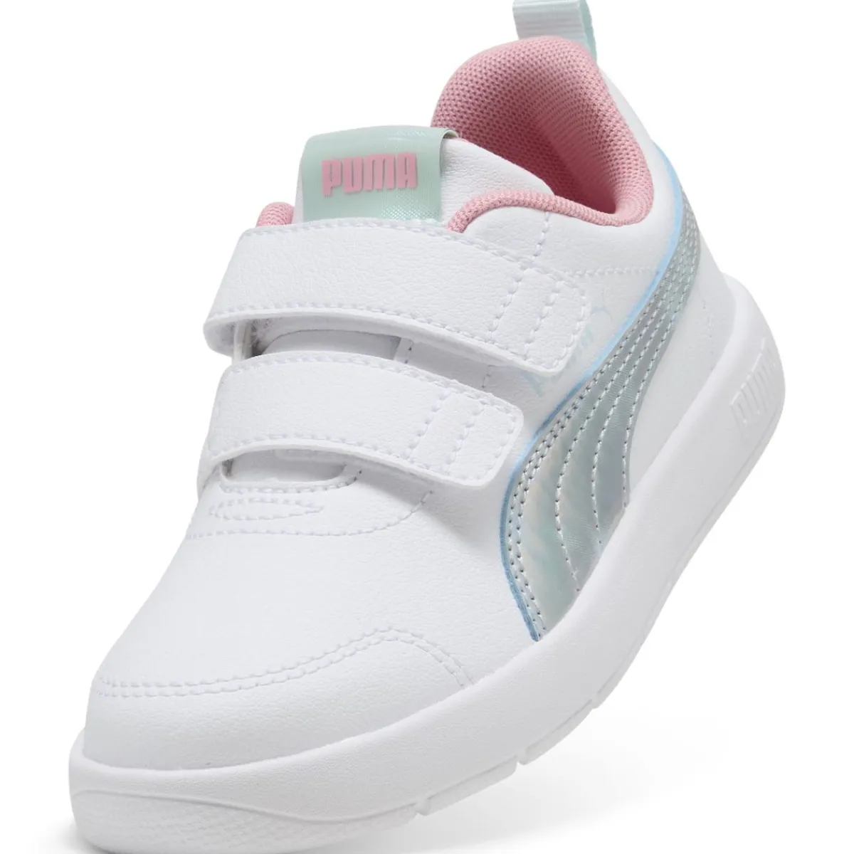 New Sneakers bianche e argento da Ragazza Courtflex V3 Bambino Scarpe Sportive Da Bambino|Sneakers Sportive Bambina