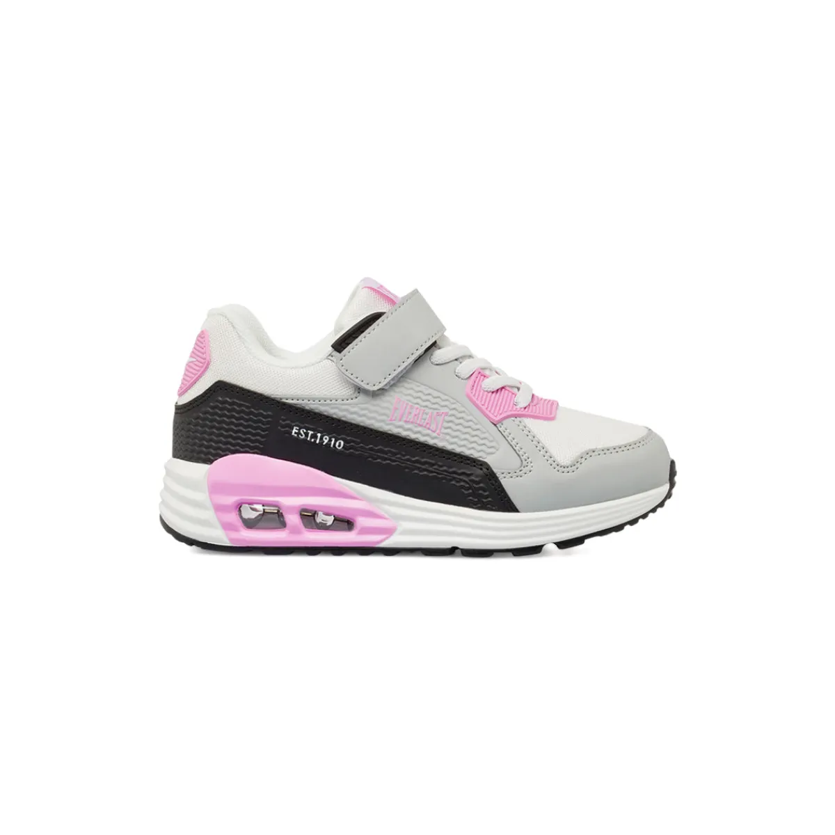 Sneakers bianche e grigie da ragazza con strappo Bambino Scarpe Sportive Da Bambino|Sneakers Sportive Bambina