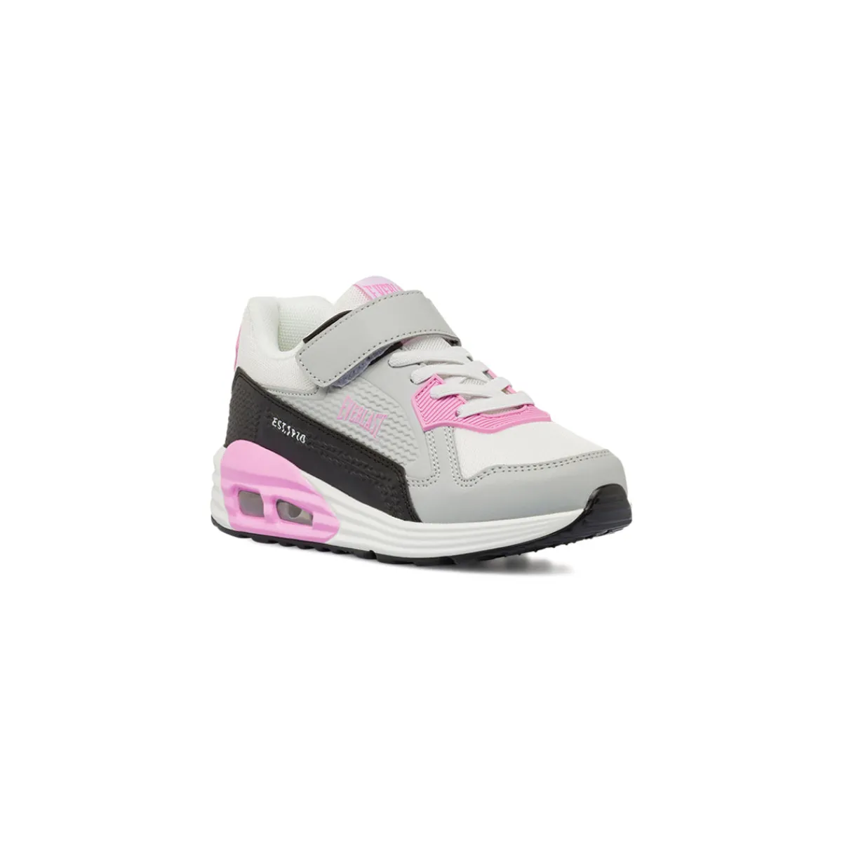 Sneakers bianche e grigie da ragazza con strappo Bambino Scarpe Sportive Da Bambino|Sneakers Sportive Bambina