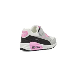 Sneakers bianche e grigie da ragazza con strappo Bambino Scarpe Sportive Da Bambino|Sneakers Sportive Bambina