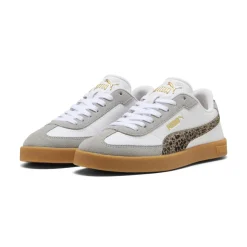 Clearance Sneakers bianche e grigio da Donna con stampa animalier Club II Era Animal Flair Donna Sneakers|Scarpe Sportive