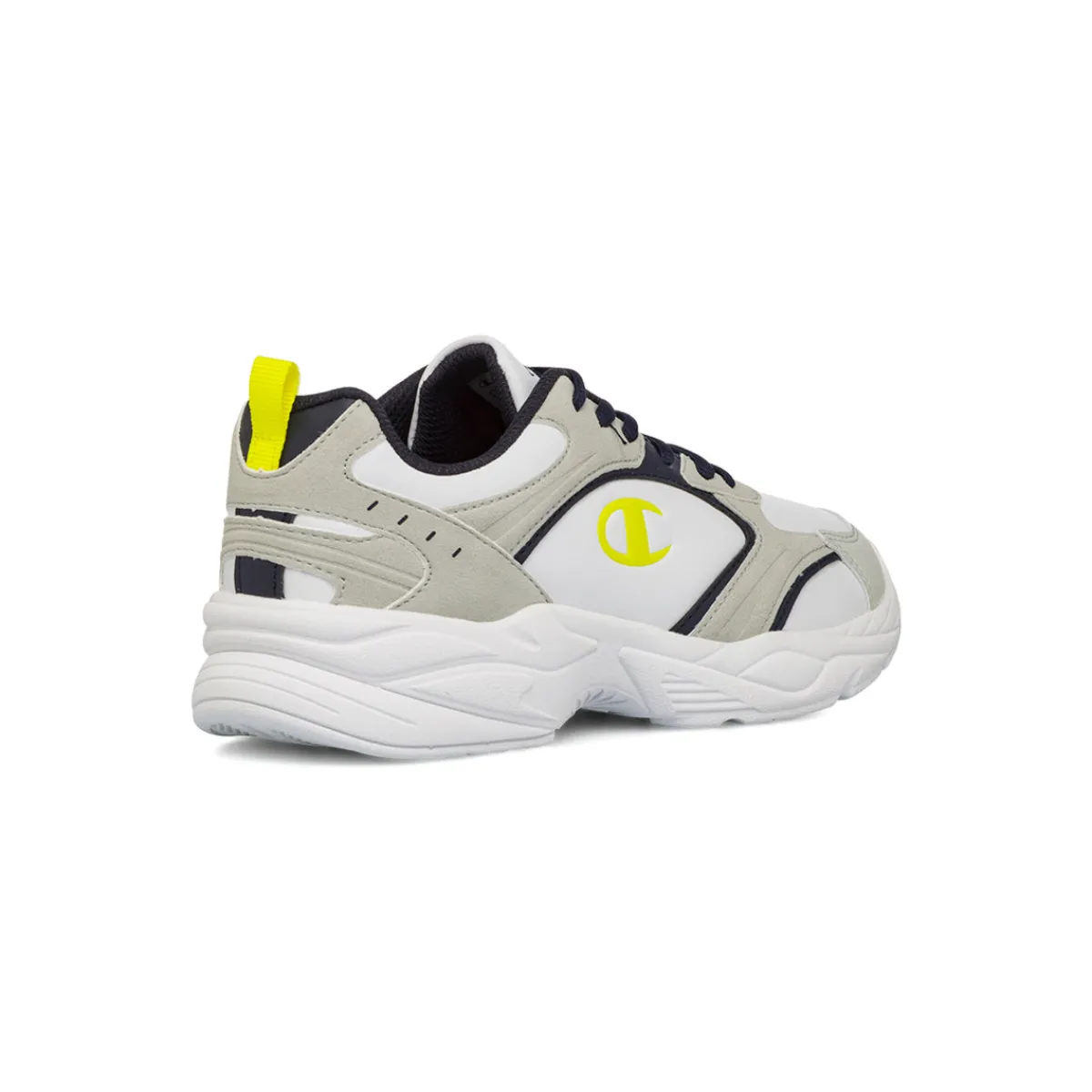 Outlet Sneakers bianche e grigio chiaro da ragazzo con dettagli gialli Count B GS Donna/Bambino Sneakers Sportive Bambino|Scarpe Ragazzo