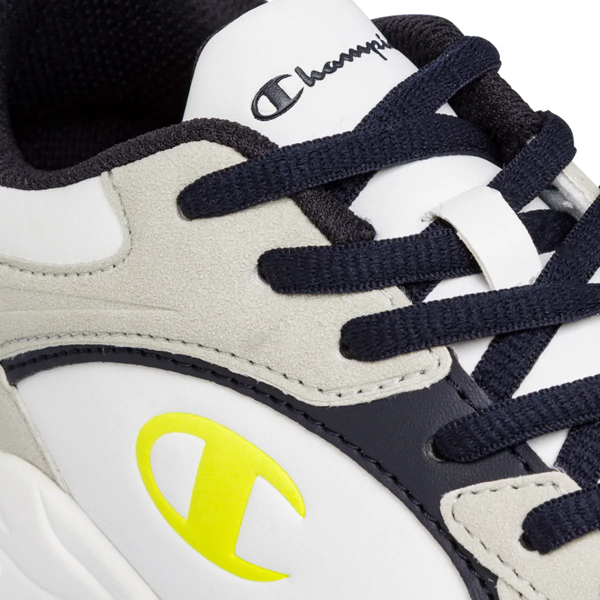 Outlet Sneakers bianche e grigio chiaro da ragazzo con dettagli gialli Count B GS Donna/Bambino Sneakers Sportive Bambino|Scarpe Ragazzo