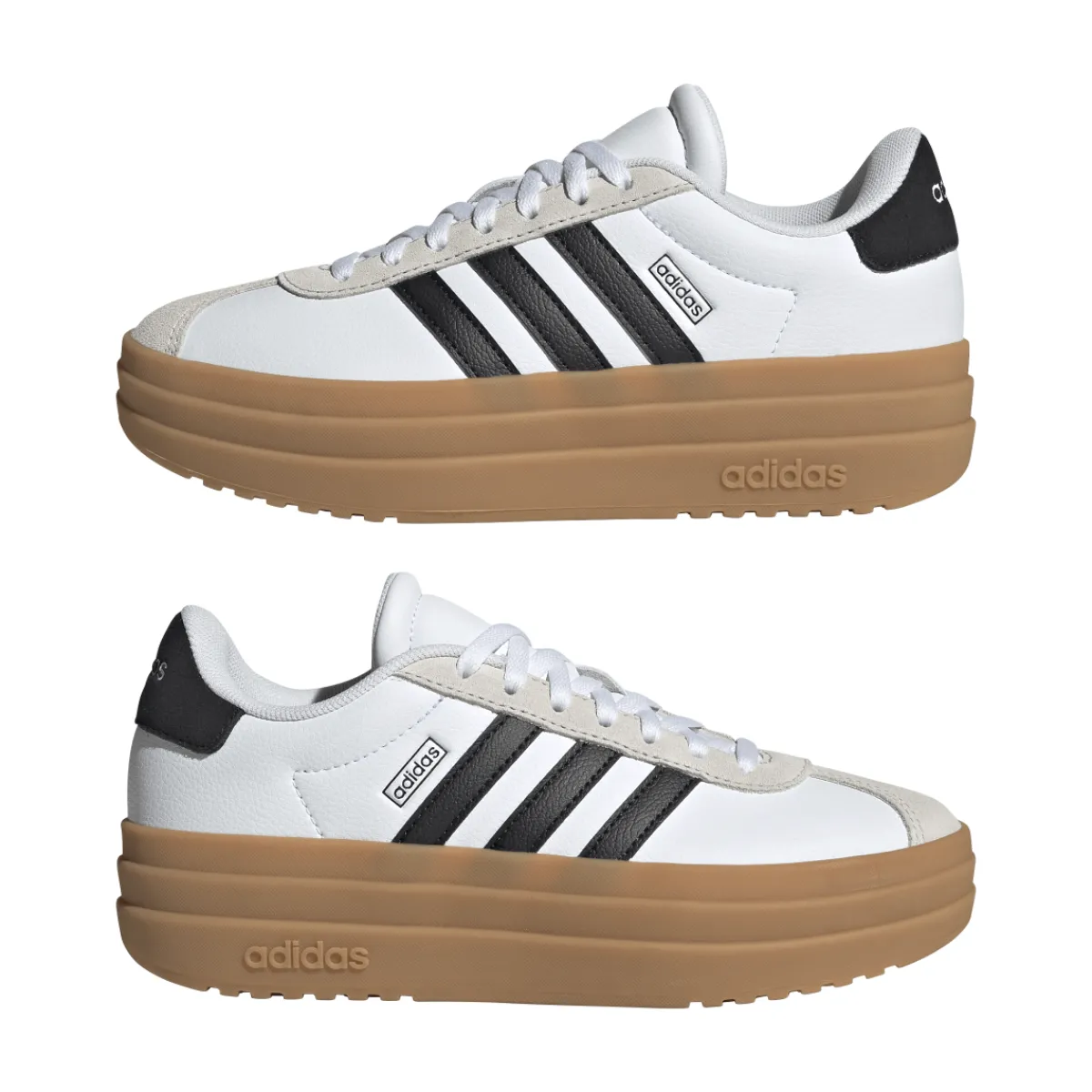 Hot Sneakers bianche e nere da Ragazza VL COURT BOLD J Donna/Bambino Scarpe Sportive Da Bambino|Sneakers Sportive Bambina