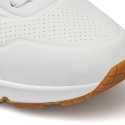 Sale Sneakers bianche e oro da donna con suola ad aria Uno - Golden Air Donna Sneakers|Scarpe Sportive