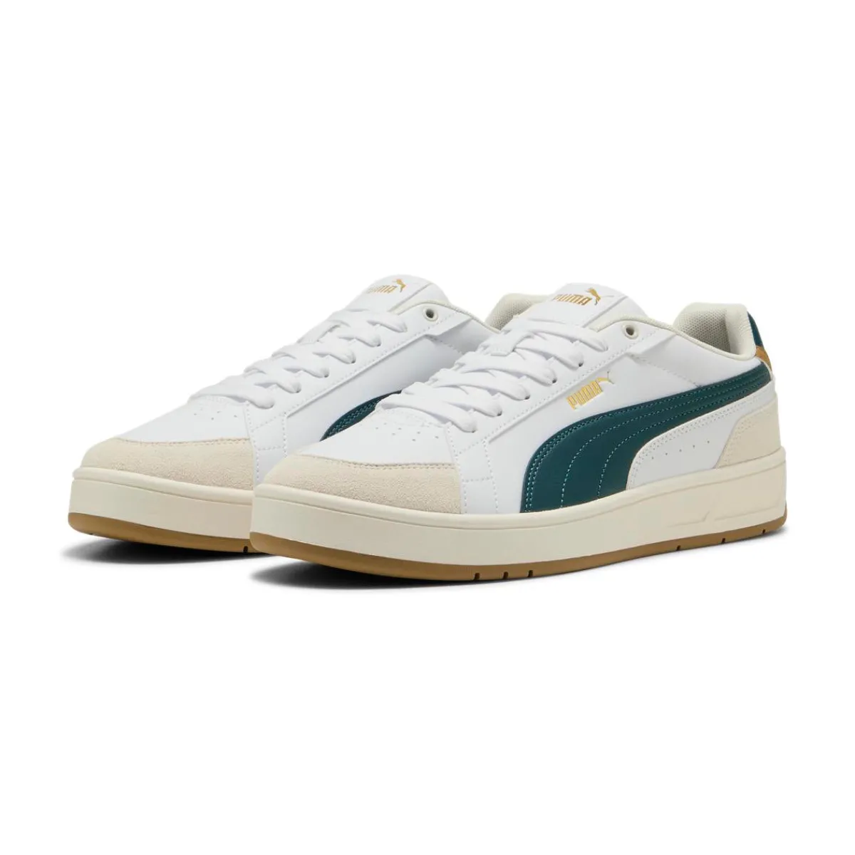 Online Sneakers bianche e verde scuro da Uomo Court Classico Uomo Sneakers|Scarpe Sportive