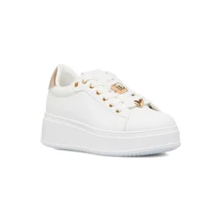 Outlet Sneakers bianche platform da donna Donna Sneakers Donna