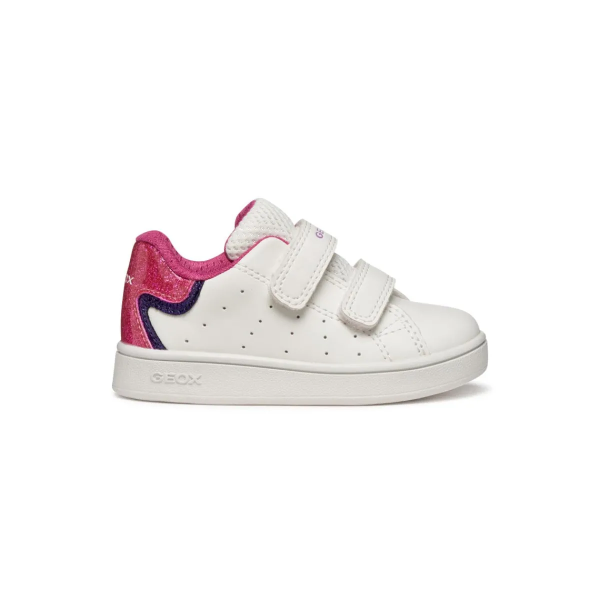 Discount Sneakers bianche traspiranti da Bambina con dettaglio glitter Bambino Sneakers Bambina