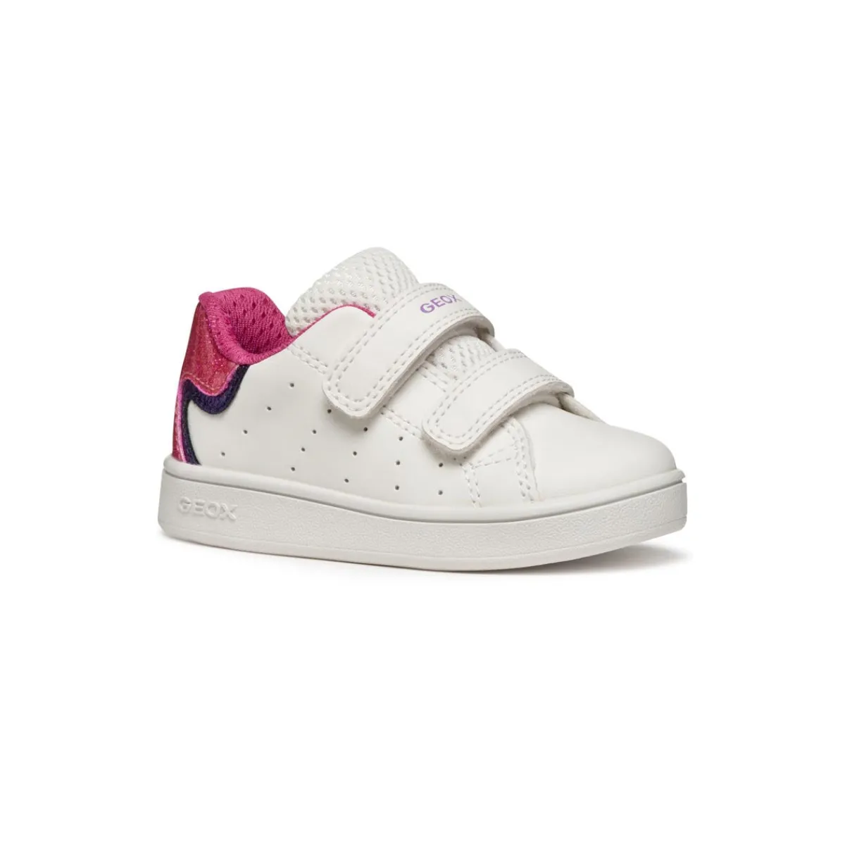 Discount Sneakers bianche traspiranti da Bambina con dettaglio glitter Bambino Sneakers Bambina