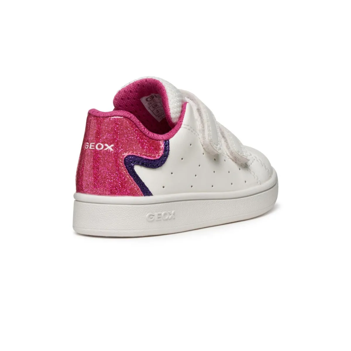 Discount Sneakers bianche traspiranti da Bambina con dettaglio glitter Bambino Sneakers Bambina