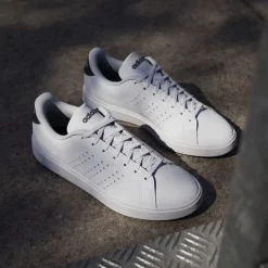 Clearance Sneakers bianche Unisex con dettagli logo traforati laterali Uomo Sneakers|Sneakers Sport Uomo